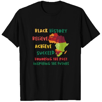 Discover Honoring Past Inspiring Future Black History Month T Shirts