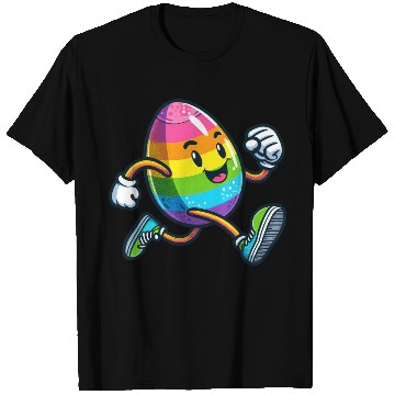 Discover Easter Egg Marathon Jogging Running Fitness T Shirts