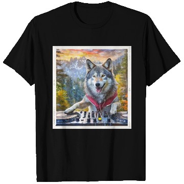 Discover DJ Wolf Wilderness Mix T Shirts