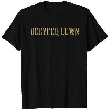 Discover decyfer down band design T Shirts