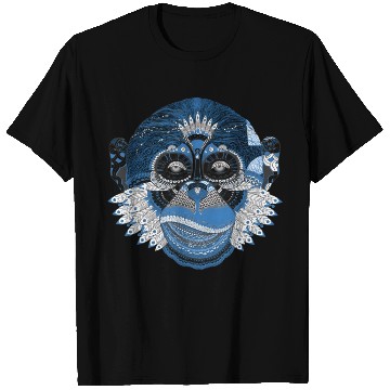 Discover Monkey Mandala Art T Shirts