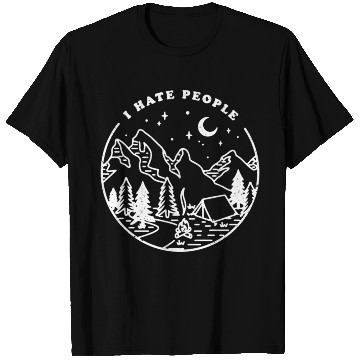 Discover I Hate People Nature Mountain Outdoor T Shirts