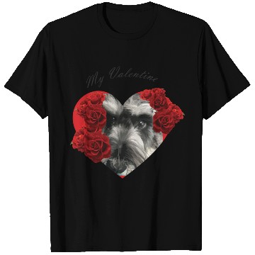 Discover Schnauzer valentine T Shirts