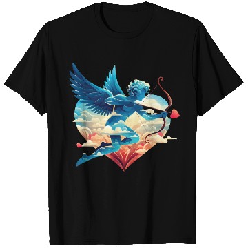 Discover Valentine's Day - Cupid with a bow, heart, love T Shirts