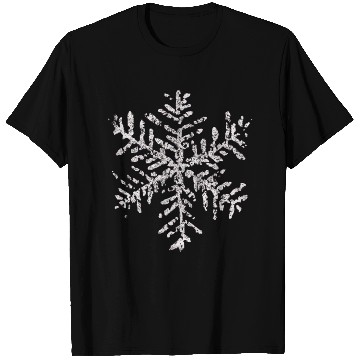 Discover Vintage Snowflake Winter Holiday Gifts White T Shirts