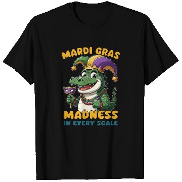 Discover Mardi Gras Crocodile Masquerade Lover T Shirts