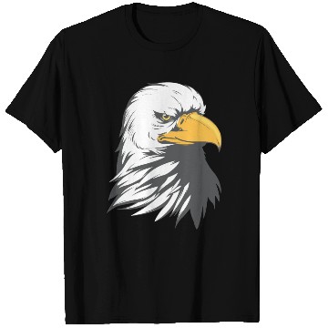 Discover Bald Eagle Head Cartoon T Shirts