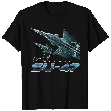 Discover Sukhoi SU-47 the Golden Eagle Russian Fighterjet T Shirts