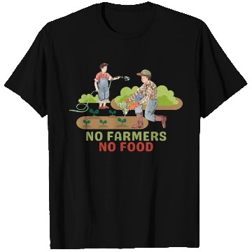 Discover NO FARMERS NO FOOD AGRICULTURE T Shirts