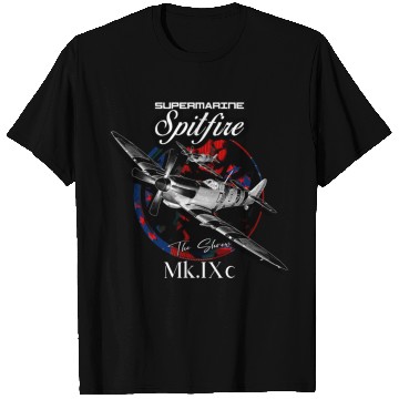 Discover Supermarine Spitfire MK.IXc WW2 Fighter Plane T Shirts