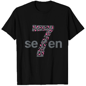 Discover Seven in pink animal print T Shirts