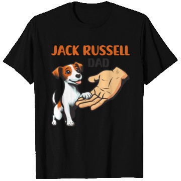 Discover Jack Russell Terrier Dad Typography T Shirts