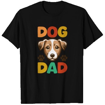 Discover Jack Russell Terrier Dog Dad Typography T Shirts
