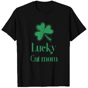 Discover Lucky Cat Mom St Patrick's Day T Shirts