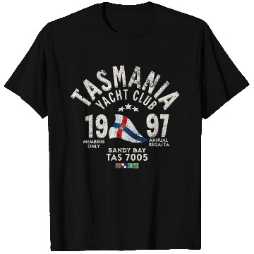 Discover Tasmania Yacht Club Regatta Design T Shirts