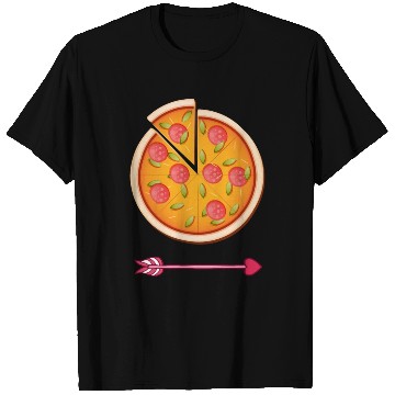 Discover PIZZA is my valentine - Arrow Pointing Left T Shirts