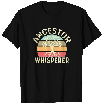 Discover Ancestor Whisperer Librarian or Historian Gift T Shirts