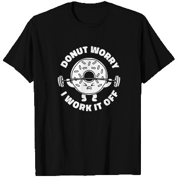 Discover Fitness Donut Funny Donut Gym T Shirts