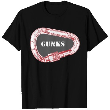 Discover Gunks Rock Climbing Carabiner T Shirts