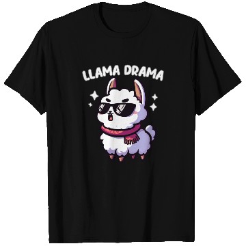 Discover Llama Drama Dramatic Moments T Shirts