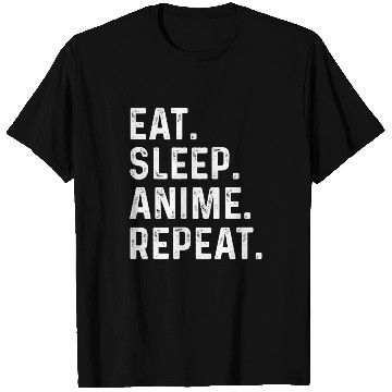 Discover Eat Sleep Anime Repeat Gift for Manga Fans T Shirts