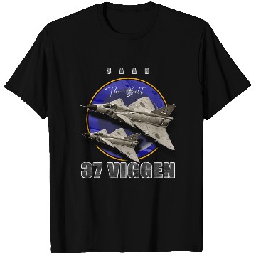 Discover Saab 37 Viggen Swedish Multi Combat Aircraft T Shirts