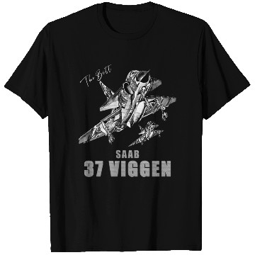 Discover Saab 37 Viggen Swedish Multi Combat Aircraft T Shirts