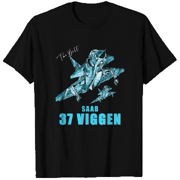 Discover Saab 37 Viggen Swedish Multi Combat Aircraft T Shirts