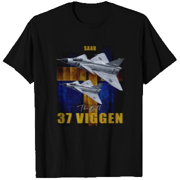 Discover Saab 37 Viggen Swedish Multi Combat Aircraft T Shirts