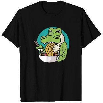 Discover Trex Eating Ramen Food Lover Gift T Shirts