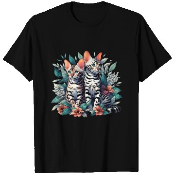 Discover Bengal Kittens Snow Asian Cats T Shirts