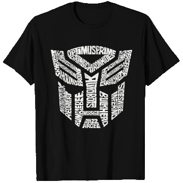 Discover Trans formers Autobots Comics Typography T Shirts
