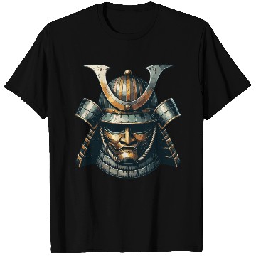 Discover Stylized Samurai Helmet T Shirts