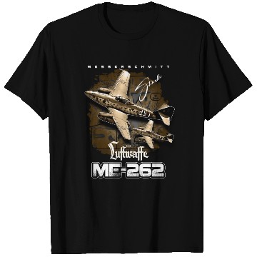 Discover Messerschmitt ME-262 Luftwaffe Aircraft T Shirts