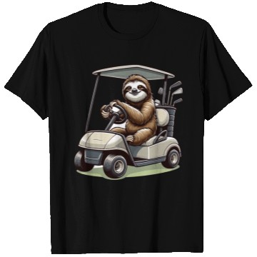 Discover Funny Sloth Golfing T Shirts