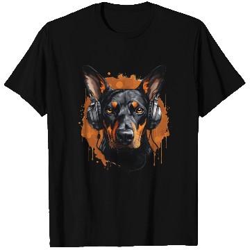 Discover Doberman natural ears T Shirts