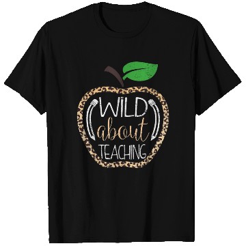 Discover Wild About Teaching Leopard Print School Teacher T Shirts