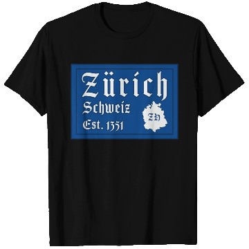 Discover Zürich Switzerland T Shirts