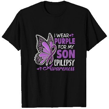 Discover I Wear Purple For My Son Epilepsy Awareness T Shirts