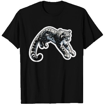 Discover Snow Leopard Leopard White Leopard T Shirts