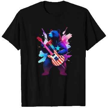 Discover Merica Bear - Rock'n Out! T Shirts