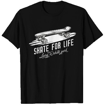 Discover Skateboard Skate For Life Skateboarder T Shirts