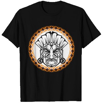 Discover Mythical Portrait with Amerindian Ink Tattoos T Shirts