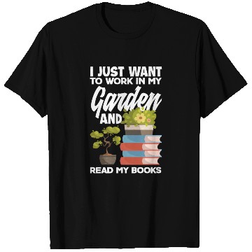 Discover Garden Bookworm Books Reading T Shirts