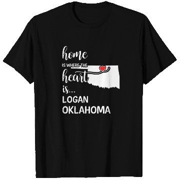 Discover Logan County Oklahoma Is Where My Heart Is Gift T Shirts