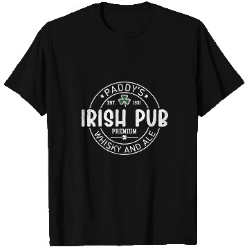 Discover Irish Pub Whisky and Ale, St Patrick's Day T Shirts