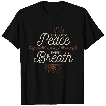 Discover Peaceful Blossom Mandala Quote T Shirts