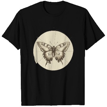 Discover Butterfly pencil sketch T Shirts