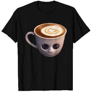 Discover Creepy Coffee Cup T Shirts