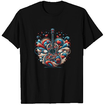 Discover Retro Style Guitar for Guitarists T Shirts
